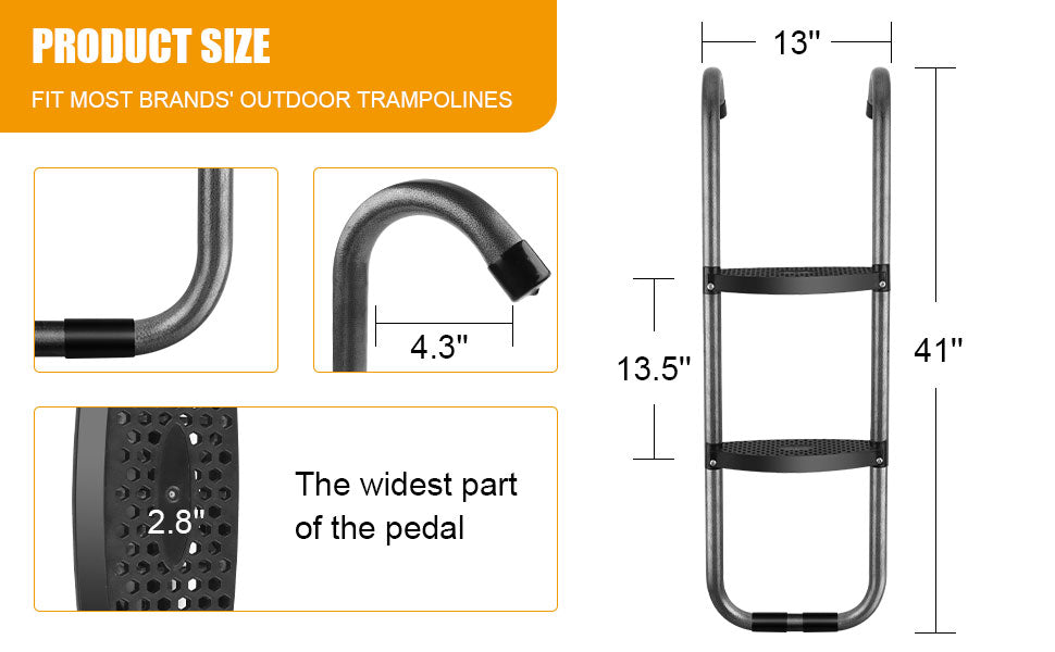 UROVIBOSCR Trampoline Ladder