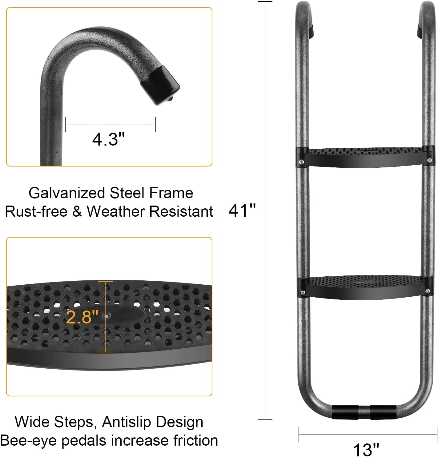 UROVIBOSCR Trampoline Ladder