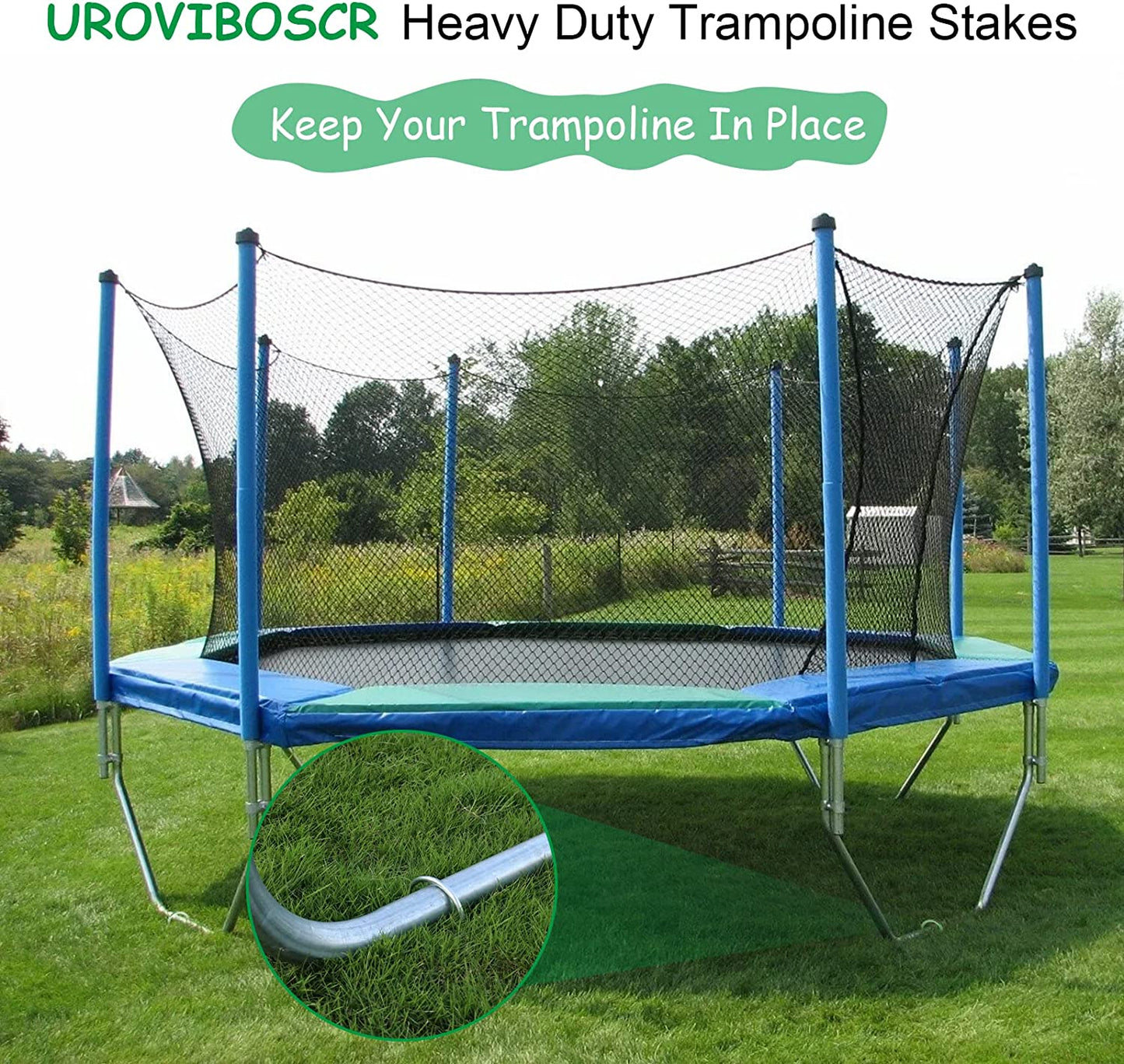 UROVIBOSCR Trampoline Stakes