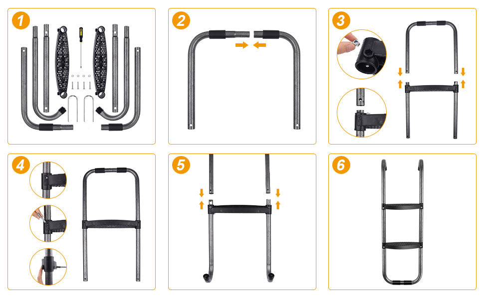 UROVIBOSCR Trampoline Ladder